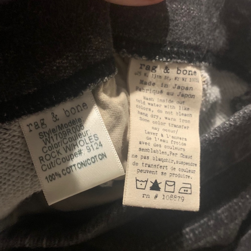 Rag & bone grey miramar jogger sweatpants - Picture 4 of 4